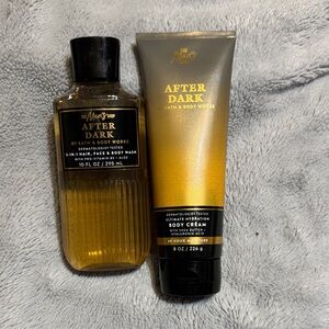 Bath and Body Works After Dark 3-in-1 Wash and Body Cream Set